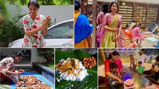 எல்லாம் ஒரே Vlog-ல்…| Mithu Birthday| Silk Saree Shopping| Marachekku Oil making| Vennila Veedu Vlog