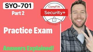 Security+ 701 Practice Exam - Part 2