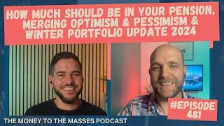 Podcast Ep 481 - Is your pension on track, merging optimism & pessimism & Winter portfolio 2024