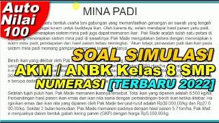 Soal Simulasi AKM/ANBK Kelas 8 SMP/MTs NUMERASI Tahun 2022 | Full Kunci Jawaban & Pembahasan