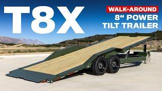 T8X - 16k Power Equipment Tilt Trailer Full Walkaround.