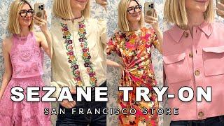 SEZANE Haul & Try-On July Collection Review at the Sezane San Francisco Store