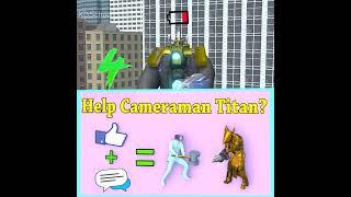 Let'S Repair And Charge The Energy To Save Cameraman Titan ️