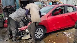 Amazing Large Scale Scrap||Car Process Japanese Used Car Junkyard