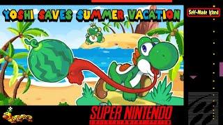 Yoshi Saves Summer Vacation | Super Mario World ROM Hack Longplay