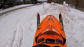 Arctic Cat Crossfire 1000r Ditch riding with loud GGB can pulled over by game warden