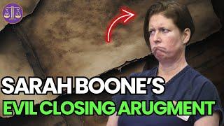 Sarah Boone’s Defense: An Insult to Justice!