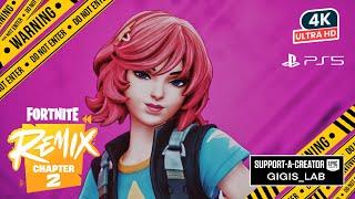 FORTNITE Chapter 2 REMIX UNDERCOVER SKYE Skin Showcase Before You Buy Gameplay Review PS5 4K HDR