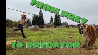 We travel through time to practice the weapons that changed man from prey to apex predator