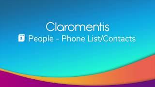 People: Phone List and Contacts