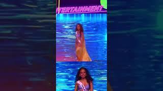 Tampisaw Walk of Chelsea Manalo in Miss Universe 2024 Swimsuit Round️