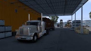 American Truck Simulator: Christmas drive in California