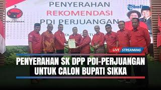 Penyerahan SK DPP PDI Perjuangan untuk Calon Bupati Sikka, Fransiskus Roberto Diogo