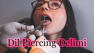 Dil Piercing Delimi / Karınca Tattoo | Tongue Piercing 