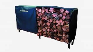 Must See Review 2017! The Woodhaven 8 Foot Firewood Log Rack with Cover