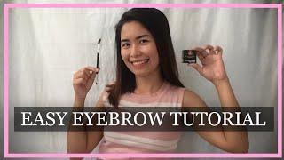 EASY EYEBROW TUTORIAL FOR BEGINNERS + KWENTUHAN | Darlene Ytac