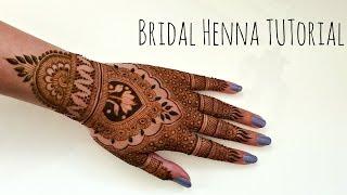 Bridal Henna Mehndi Tutorial | Henna Art by Aroosa