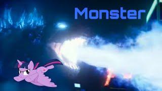 Godzilla Vs Twilight Sparkle ( Godzilla Meets My Little Pony )