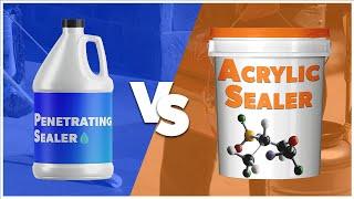 Concrete Sealer Showdown: Acrylic vs. Penetrating Sealers