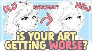 Is Your Art Getting WORSE? (Art Regression: Myths vs Reality) || SPEEDPAINT + COMMENTARY