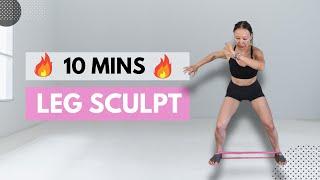 10-Minute Leg Toning Workout with mini-band