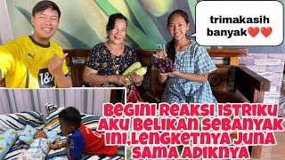 BEGINI LENGKETNYA ARJUNA SAMA ADIKNYA DAN REAKSI ISTRIKU AQ BELIKAN SEBANYAK INI!!!