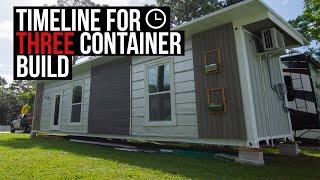 3 Container Home Timeline | Permits, Site Work, Structure, Finishing