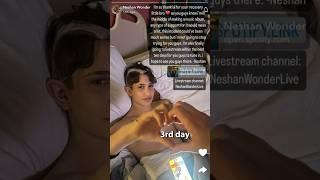 Nidal’s amazing recovery progression in the past 4 days!! ️‍🩹