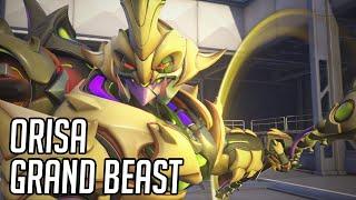 Orisa "Grand Beast" Base Skin Showcase - Overwatch 2