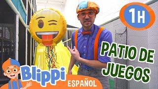 Blippi visita un patio de juegos | Blippi Español | Videos educativos para niños | Aprende y Juega