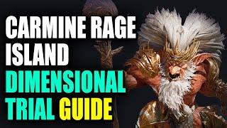 Carmine Rage Island 'DIMENSIONAL TRIAL' Guide | Throne and Liberty