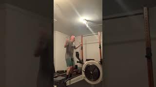 Seth Bailey - CrossFit 53 year old - 3-28-2024 knees to elbows, rowing, double unders