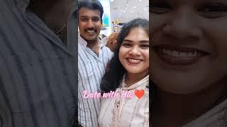 Date with Hus #couplegoals #couple #youtubeshorts #love #minivlog #shortvideo #viral #date#lulumall