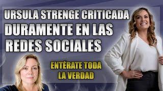 URSULA STRENGE CRITICADA EN REDES SOCIALES  TeveRosa 