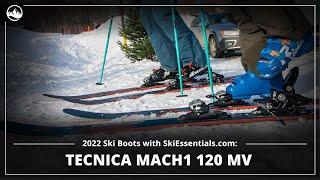 2022 Tecnica Mach1 120 MV Ski Boots with SkiEssentials.com