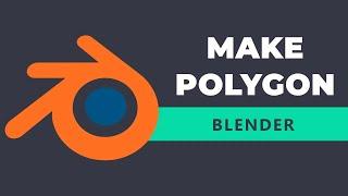 How to make a polygon in Blender | Blender 4.1 Tutorial