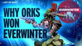 Orks crump the Everwinter Major! Warhammer 40k 10th Edition