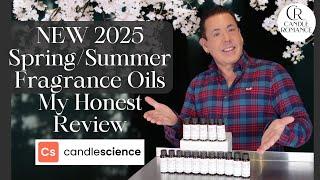 Reviewing the NEW 2025 Spring/Summer Scents from CandleScience