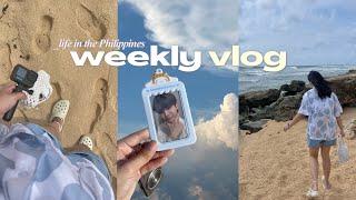 weekly vlog  first week in ph, beach trip with family, exploring baguio, shopping & more