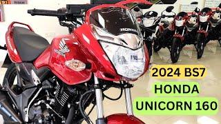 2024 HONDA  UNICORN 160  FEATURES REVIEW MILAGE PRICE EMI DETAILS MALAYALAM