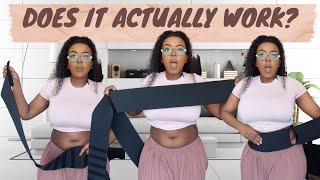 Testing the viral Waist trainer wrap belt | Does it work?