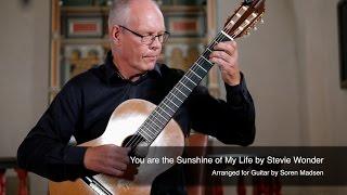 You are the Sunshine of My Life (Stevie Wonder) - Danish Guitar Performance - Soren Madsen