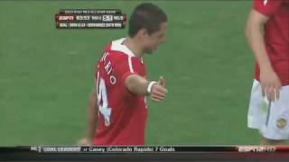 First GOL Chicharito Hernandez  Manchester United HD 1800  "REDS DEVILS"
