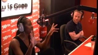 Jamelia on 98FM