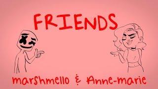 Marshmello & Anne-Marie - Przyjaciele (Lyric Video) *OFICJALNY HYMN FRIENDZONE'U*