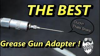 The Best Grease Gun Adapter! ! How to grease joints with no grease fittings