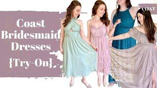 Coast Bridesmaid Dresses 2022 | Review & Try-On