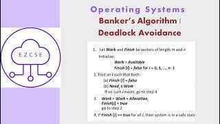 OS40 - Banker's Algorithm | Deadlock Avoidance | Solved Example