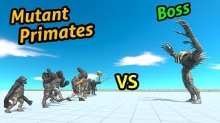 Mutant primates (no Goro) vs boss factions animal revolt battle simulator