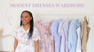 Spring Modest Capsule Wardrobe Dresses Only